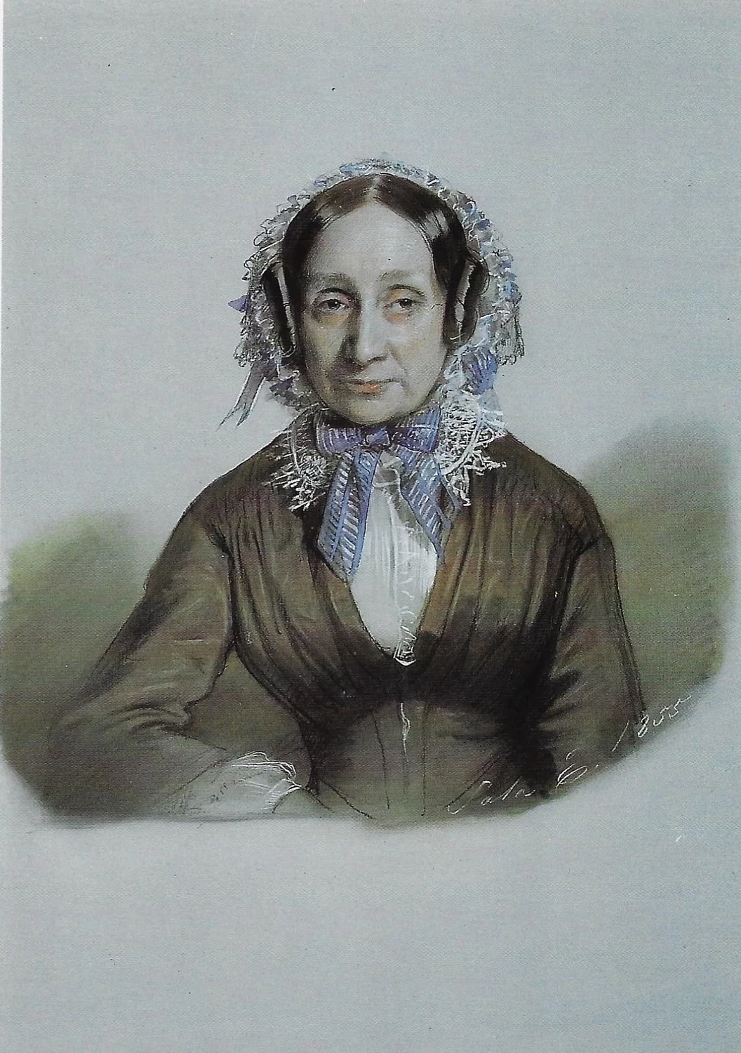 Ritratto della nobile Giuseppina Vidiserti Franchetti da Ponte, 1855